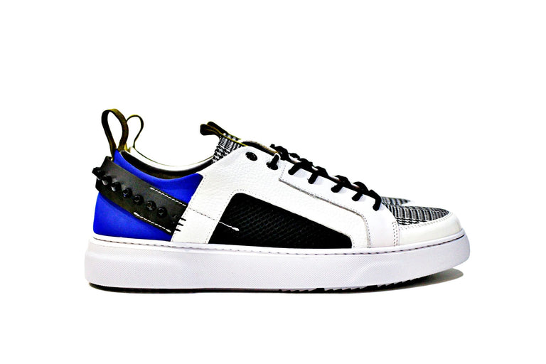 All leather, suede and fabric sneaker with EVA sole. Handmade in Portugal. “Walk with Pintta”
