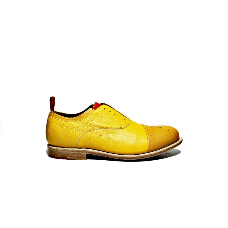 mens yellow dress shoes HAIA YELLOW – Goodyear Made-to-Order Men's Shoes
